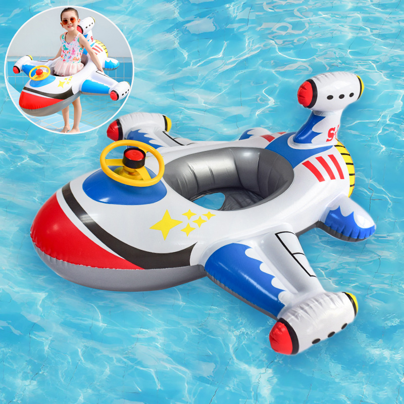 Pool Float Ring Inflatable - Pływające do basenu samolotu w kształcie