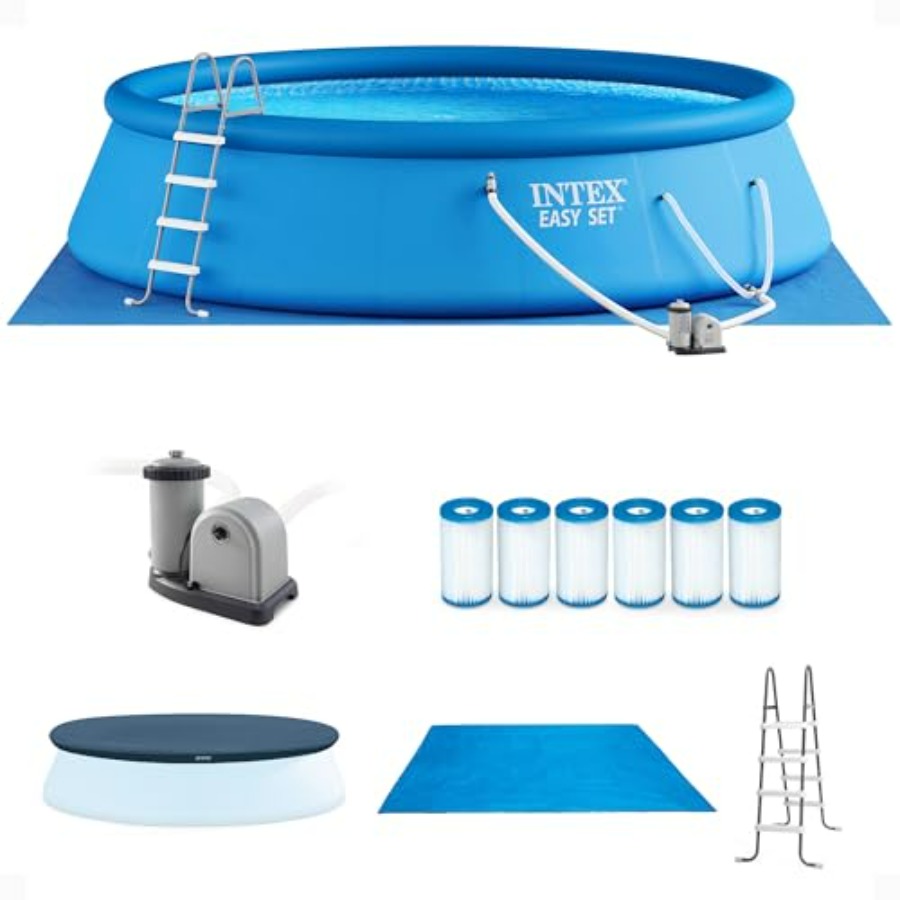 Pool Ladder Above Ground - Basen naziemny do użytku na podwórku,