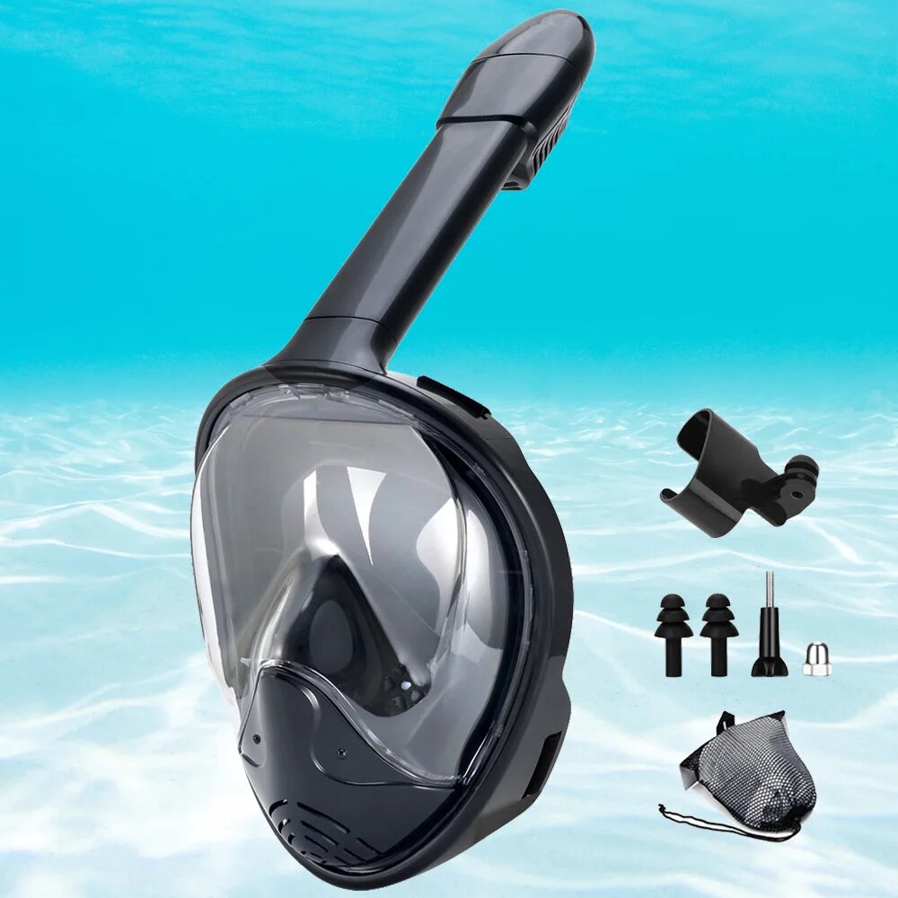 Snorkel Mask Full Face - Podwodne nurkowanie z rurką pełna twarz