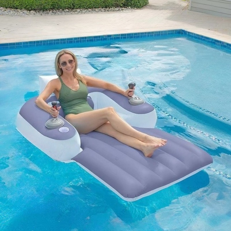 Pool Lounger Inflatable - Nowe, nadmuchiwane, pływające krzesło do wody