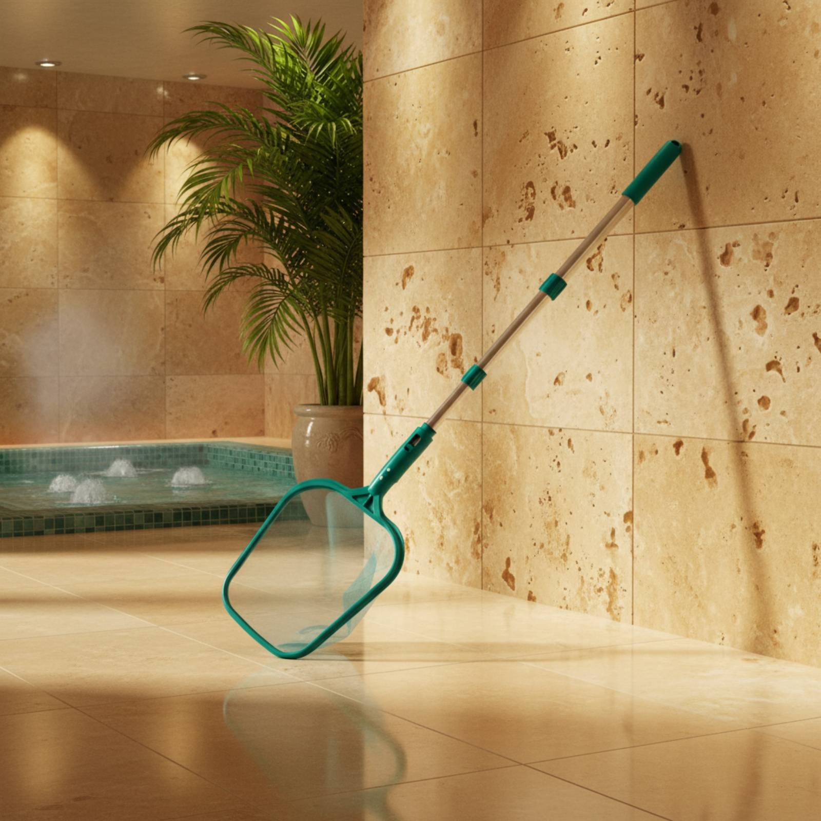 Pool Skimmer Net - Siatka do czyszczenia basenu z drążkiem