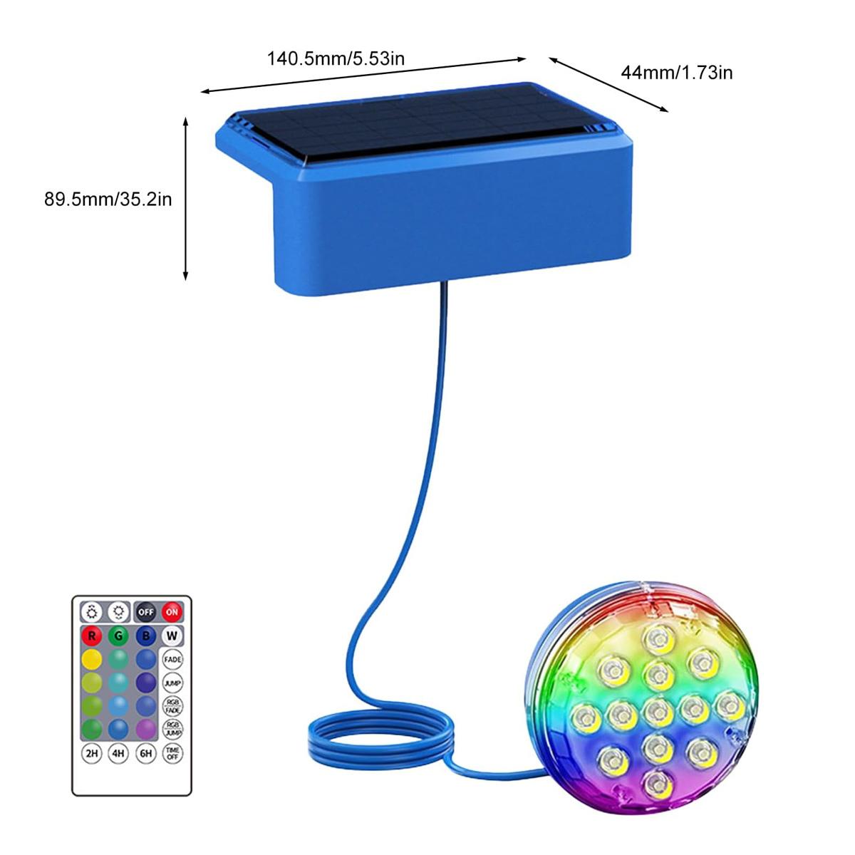 Podwodna solarna lampa basenow – Pool Light Solar Rechargeable recenzja i cena