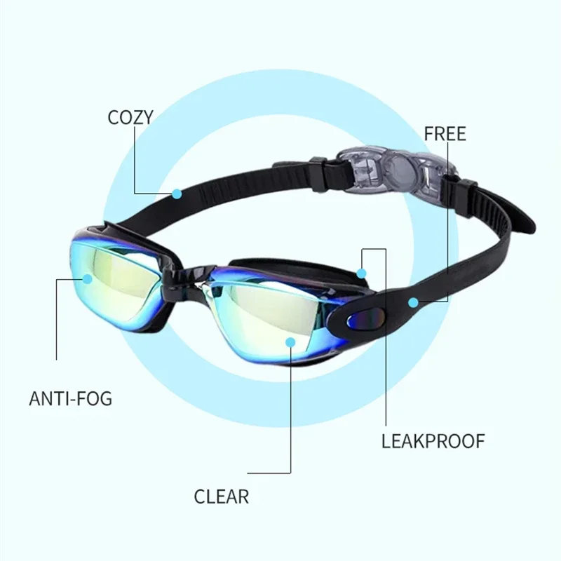 Okulary pływackie Basen dla do – Swim Goggles Anti Fog Uv recenzja i cena