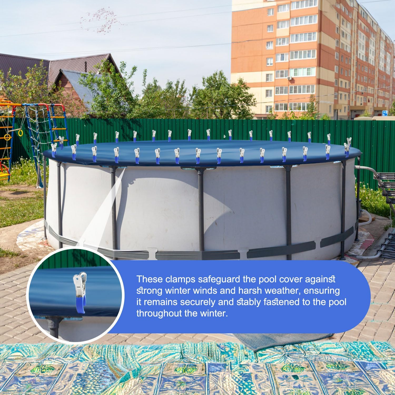 6 szt. Wytrzymałe klipsy do po – Pool Ladder Above Ground recenzja i cena