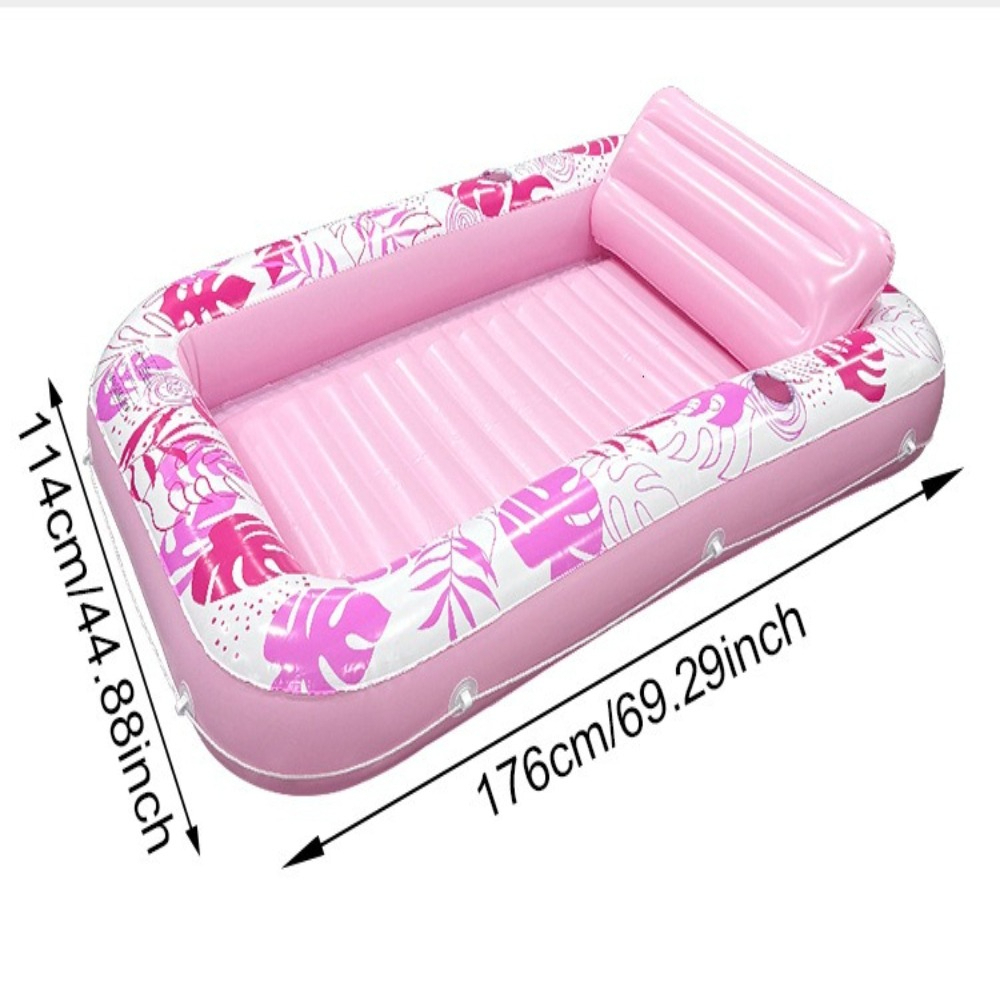 Gruby, dmuchany materac z PVC  – Pool Lounger Inflatable recenzja i cena