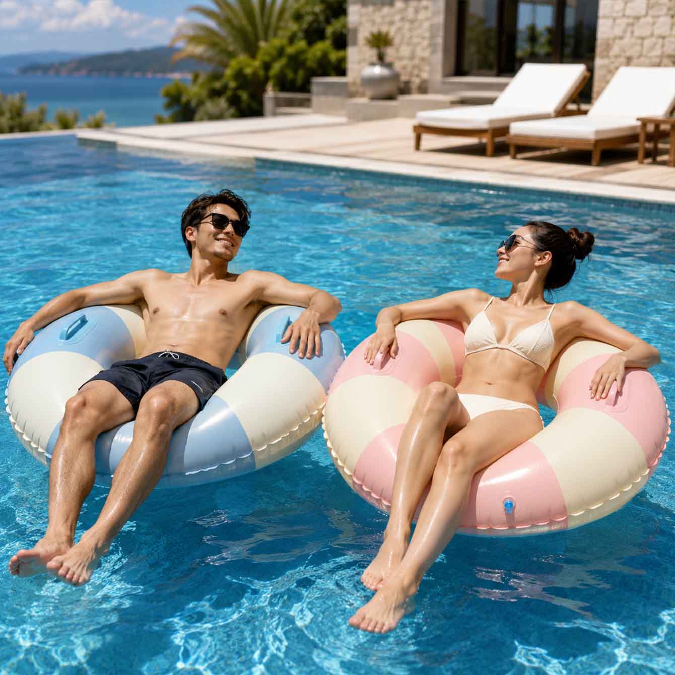 1 szt. Nadmuchiwane kółko do p – Pool Float Ring Inflatable recenzja i cena