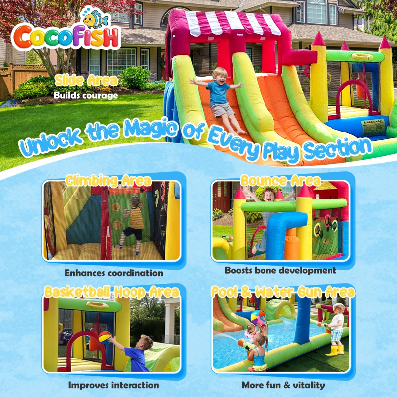 Cocofish Cocofish Letni Park W – Water Slide Inflatable recenzja i cena