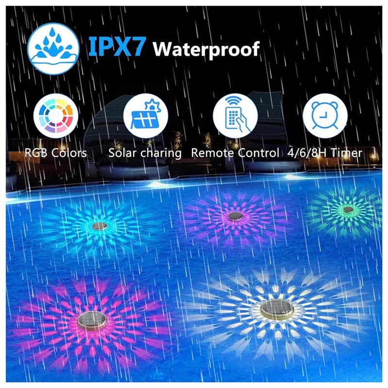 BMBY – pływające lampki do bas – Pool Light Solar Rechargeable recenzja i cena