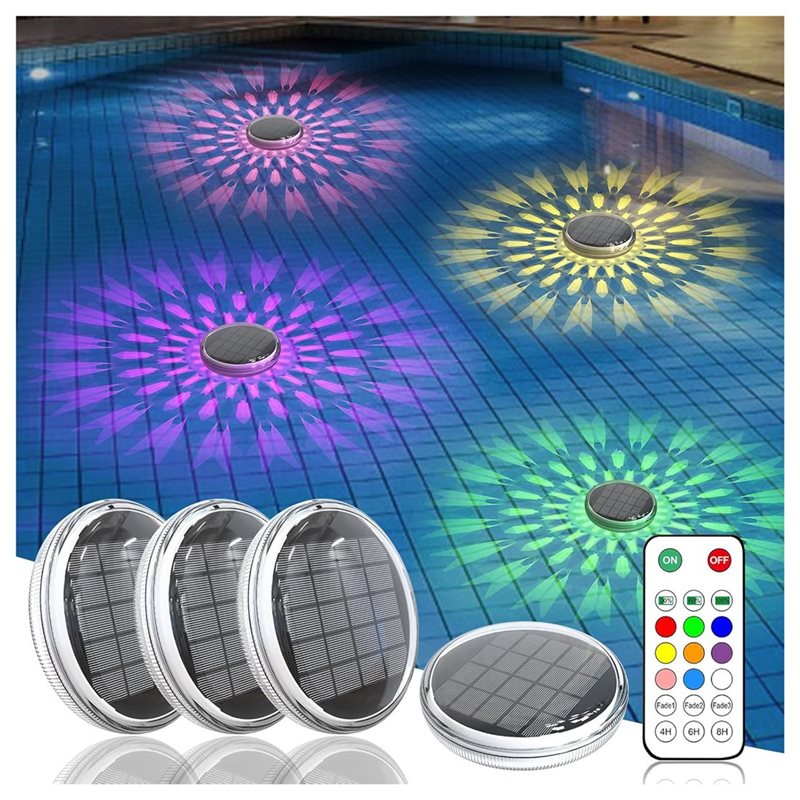 AC23 – zestaw 4 pływających la – Pool Light Solar Rechargeable recenzja i cena