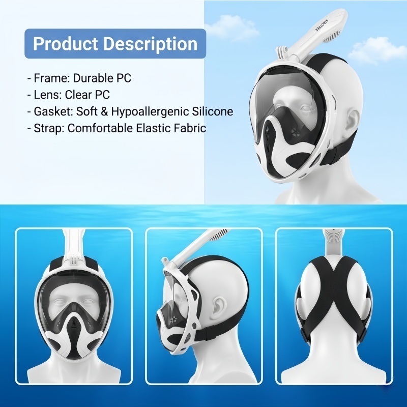 Maska do snorkelingu XIAOTREE  – Snorkel Mask Full Face recenzja i cena